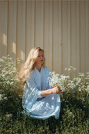 Addison Flounce Linen Dress