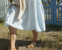 Addison Flounce Linen Dress