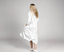 Addison Flounce Linen Dress