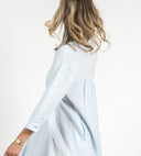 Addison Flounce Linen Dress