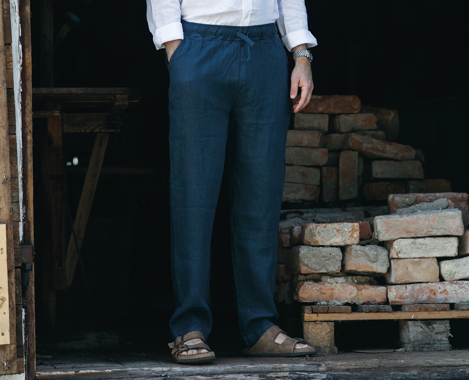 Woody Men's Linen Pants – Jackson Hole Originals AB