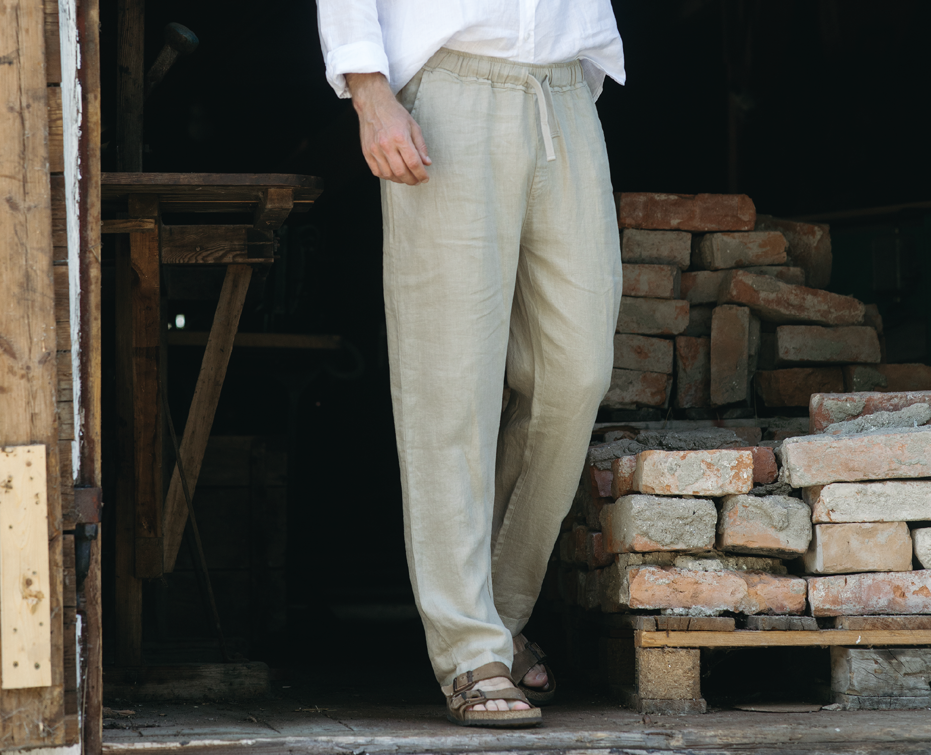 Woody Men's Linen Pants – Jackson Hole Originals AB
